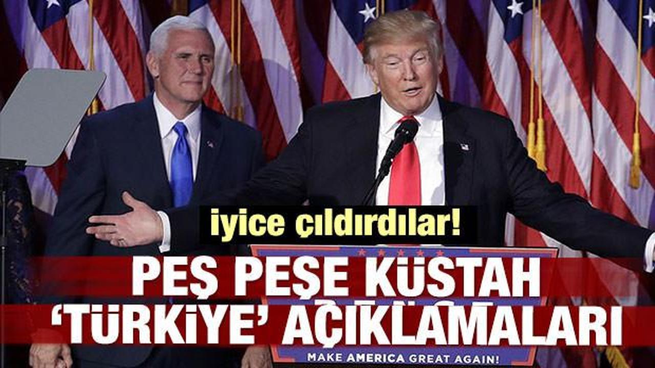 ABD'den peş peşe küstah 'Türkiye' açıklamaları