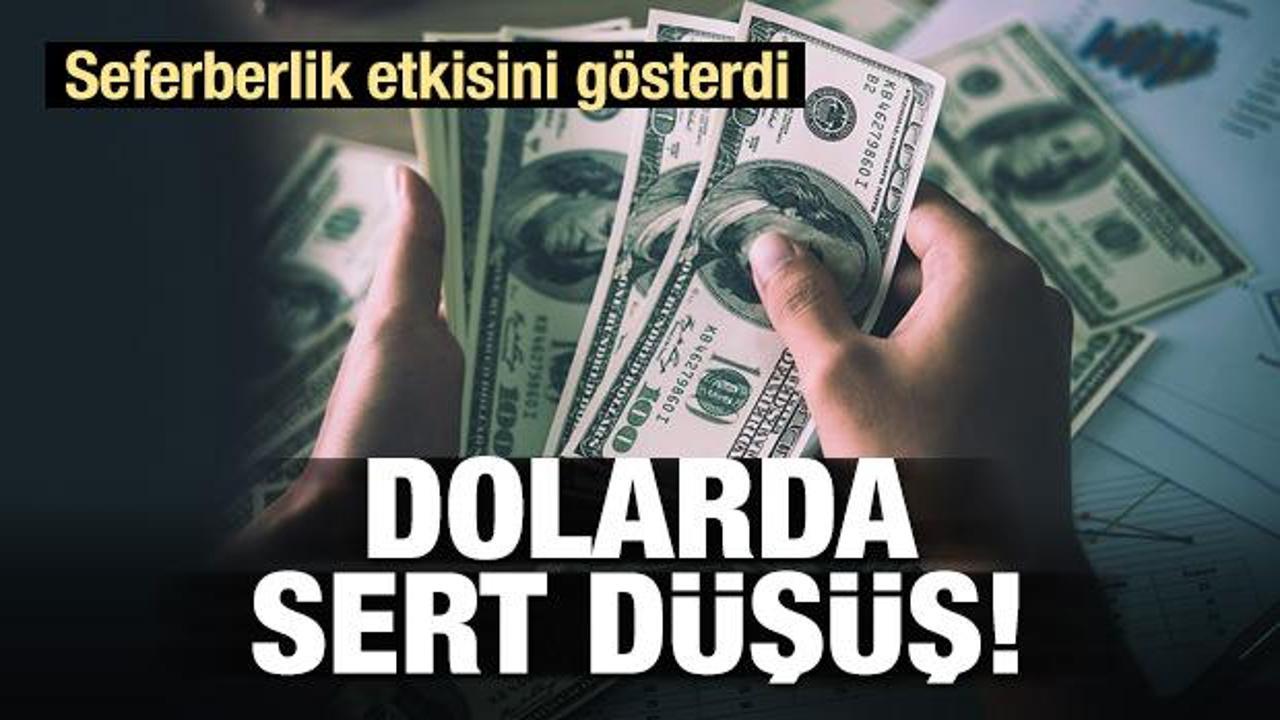 Dolarda düşüş hızlandı!