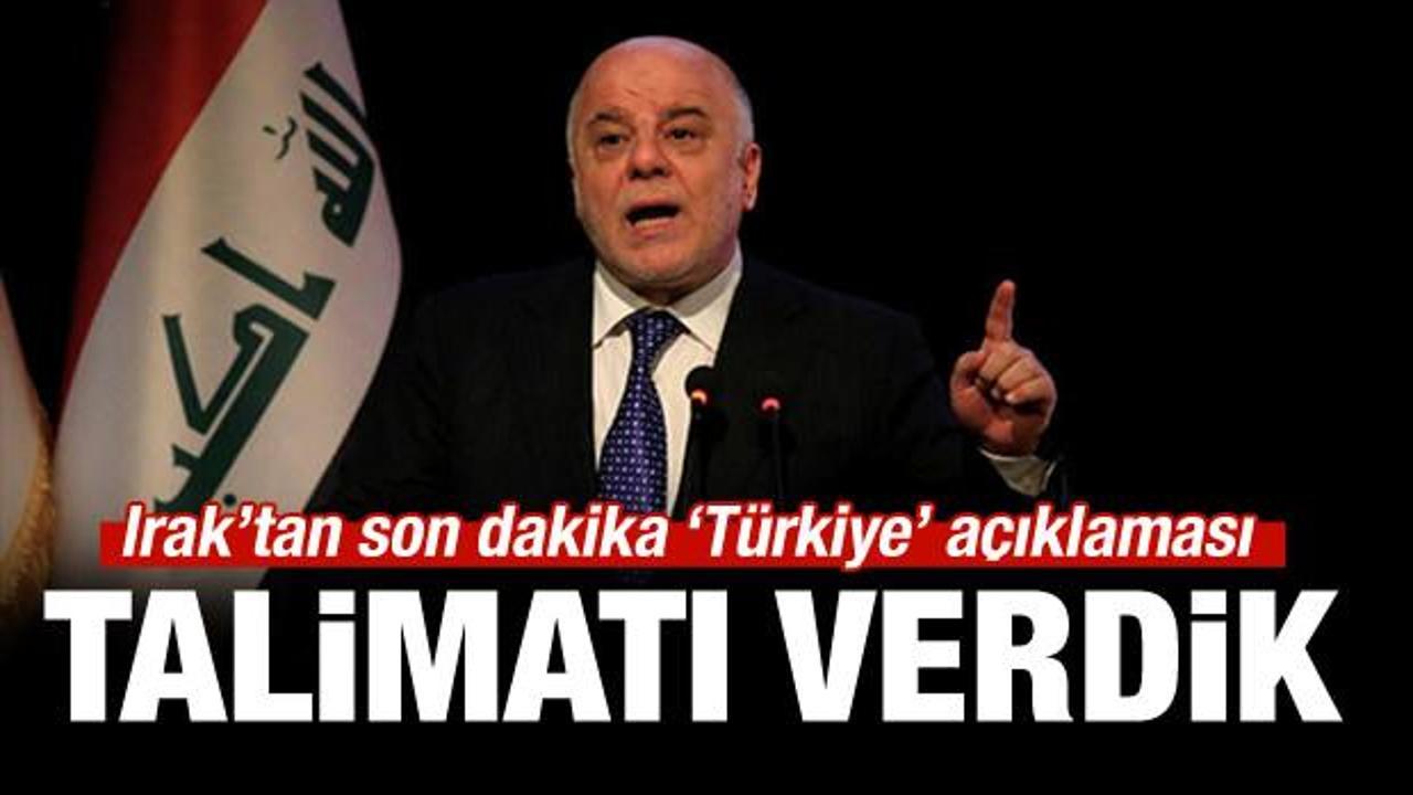 İbadi'den 'Türkiye' açıklaması: İzin vermeyiz!