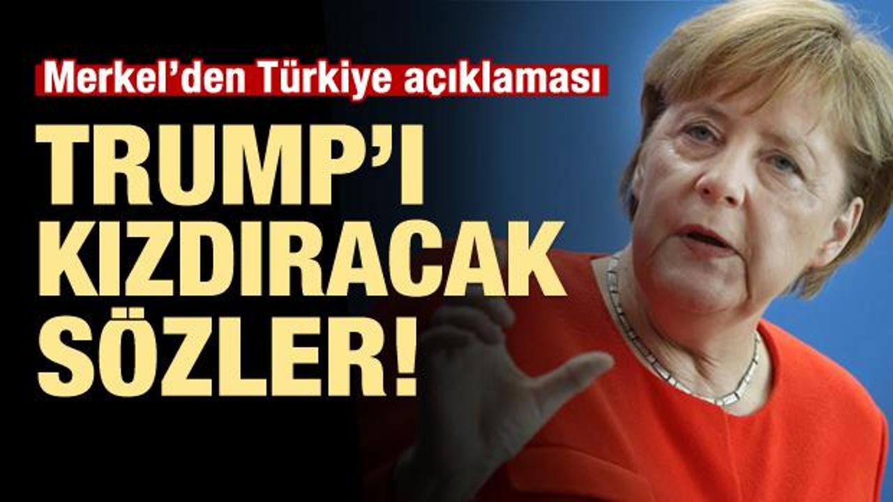 Merkel'den Türkiye'ye destek açıklaması!