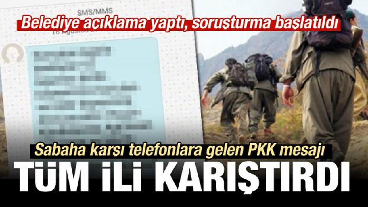 Sabaha karşı gelen PKK mesajı ortalığı karıştırdı