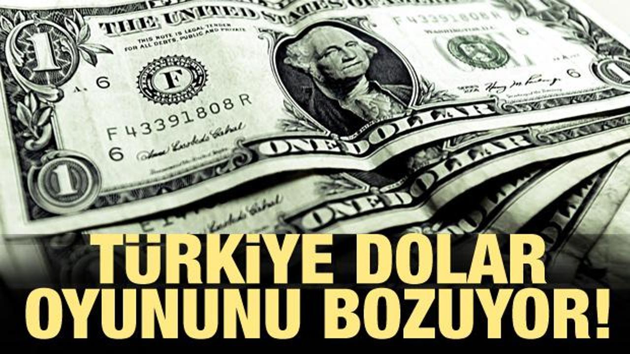 Türkiye dolar oyununu bozuyor