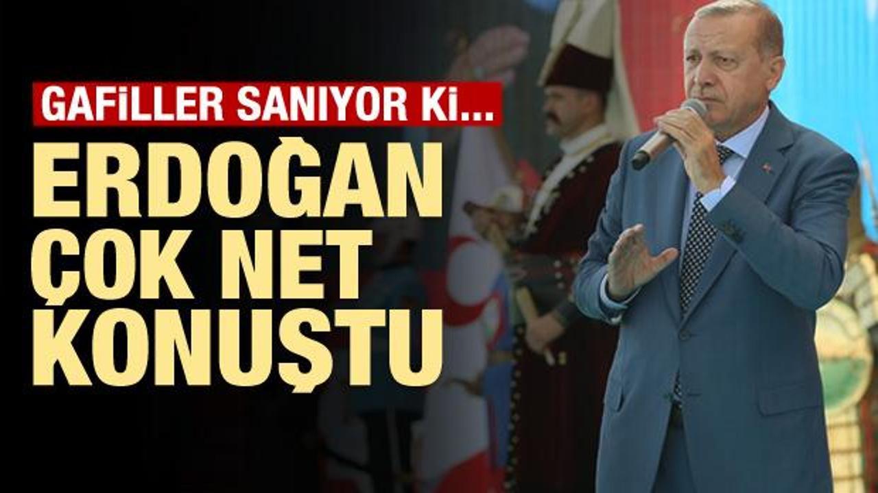 Başkan net konuştu: Sanıyorlar ki mesele Erdoğan