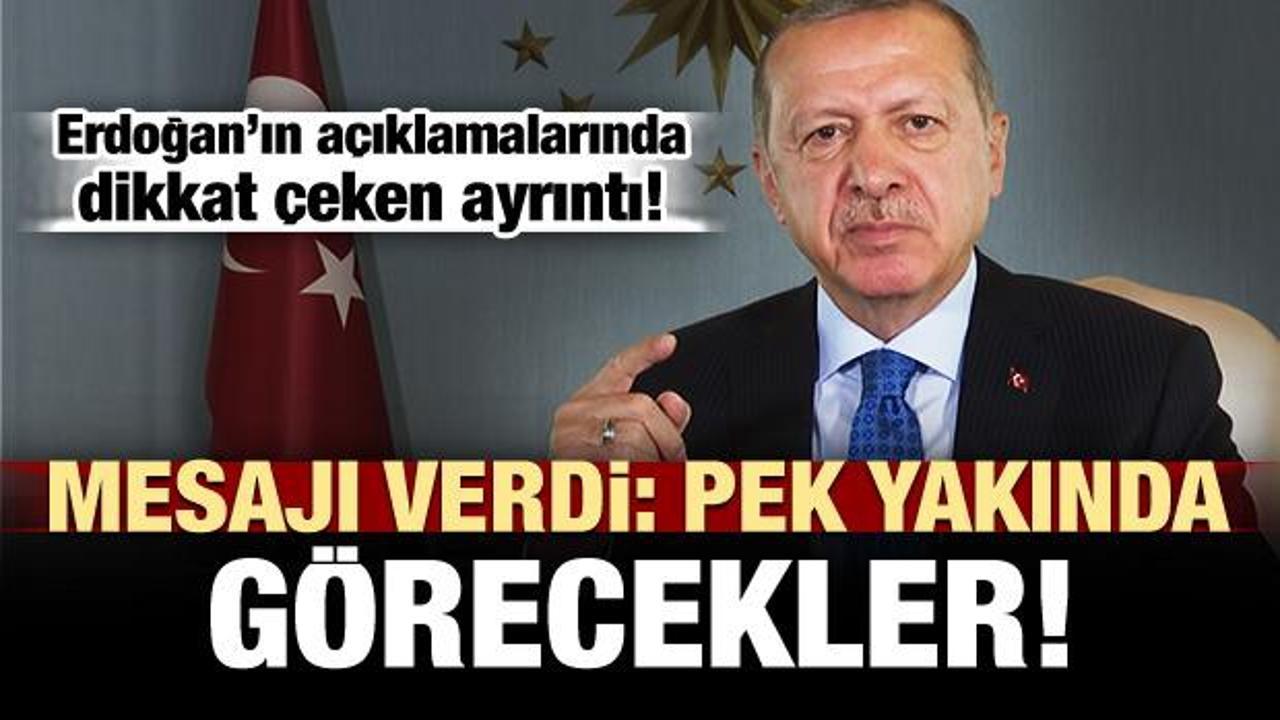 Erdoğan'ın bayram mesajında dikkat çeken ayrıntı!