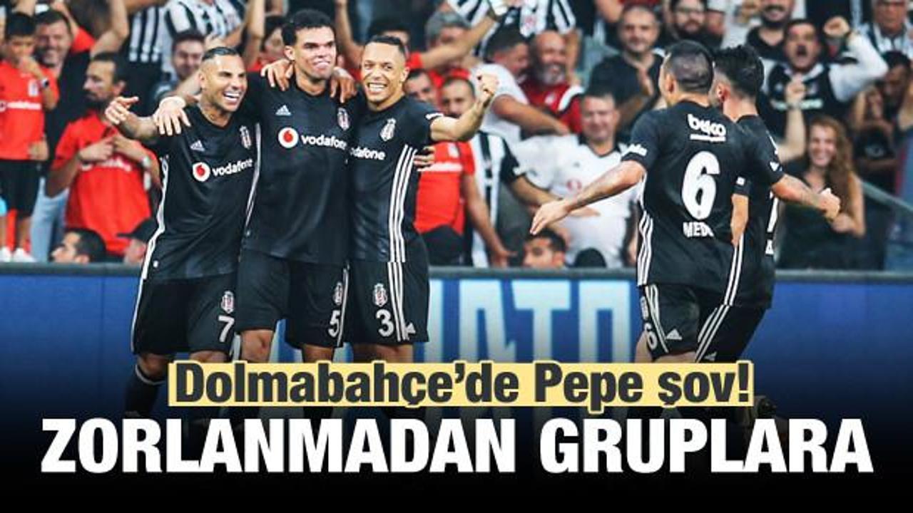 Beşiktaş zorlanmadan gruplarda!