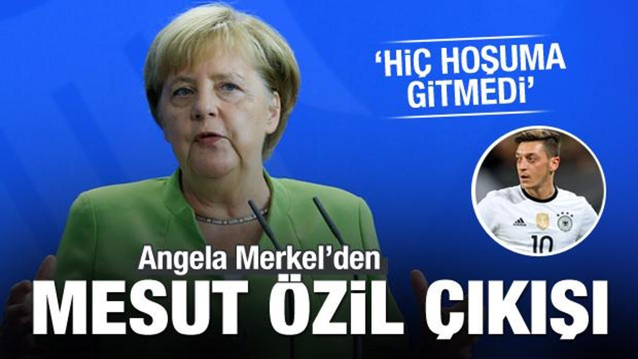 Merkel'den Mesut Özil açıklaması!