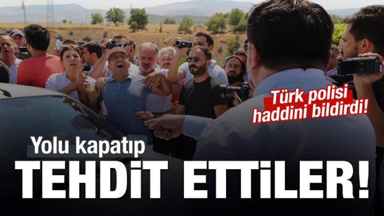 Türk polisi HDP'li vekillere haddini bildirdi