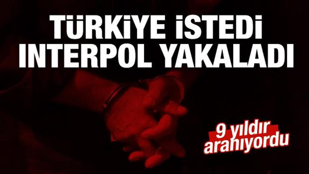 Türkiye istedi İnterpol yakaladı