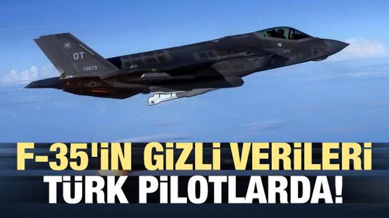 F-35'in gizli verileri Türk pilotlarda