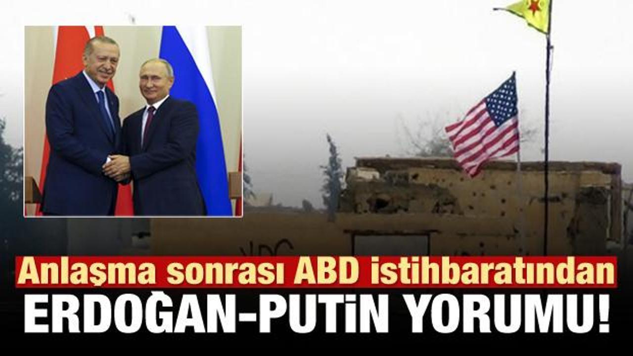 ABD istihbaratından Erdoğan-Putin açıklaması!