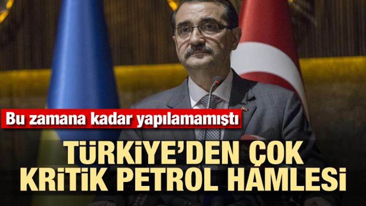 Bakan açıkladı! Türkiye'den kritik petrol hamlesi