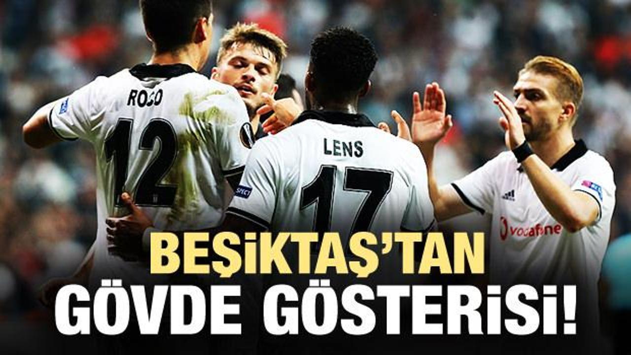 Beşiktaş'tan gövde gösterisi!
