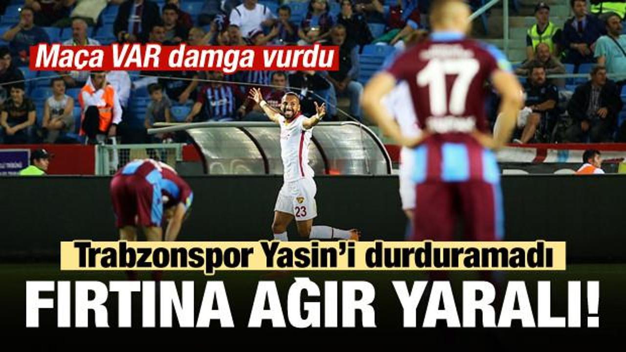 Trabzonspor evinde ağır yaralı!