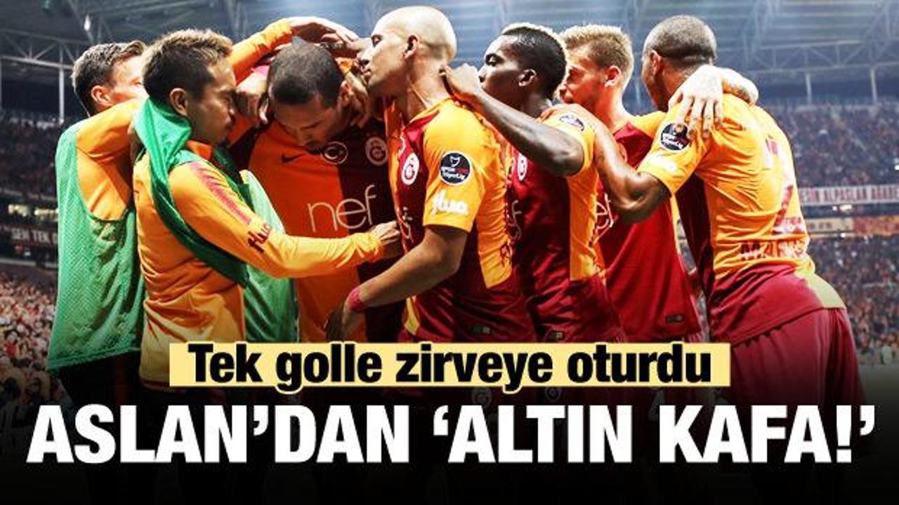 Galatasaray tek golle zirveye!