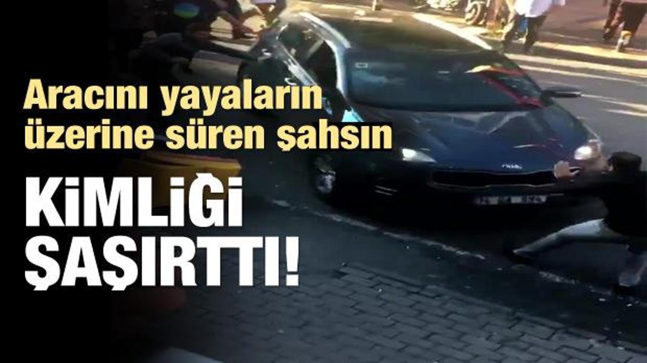 Aracıyla dehşet sa&ccedil;an şahsın kimliği şaşırttı