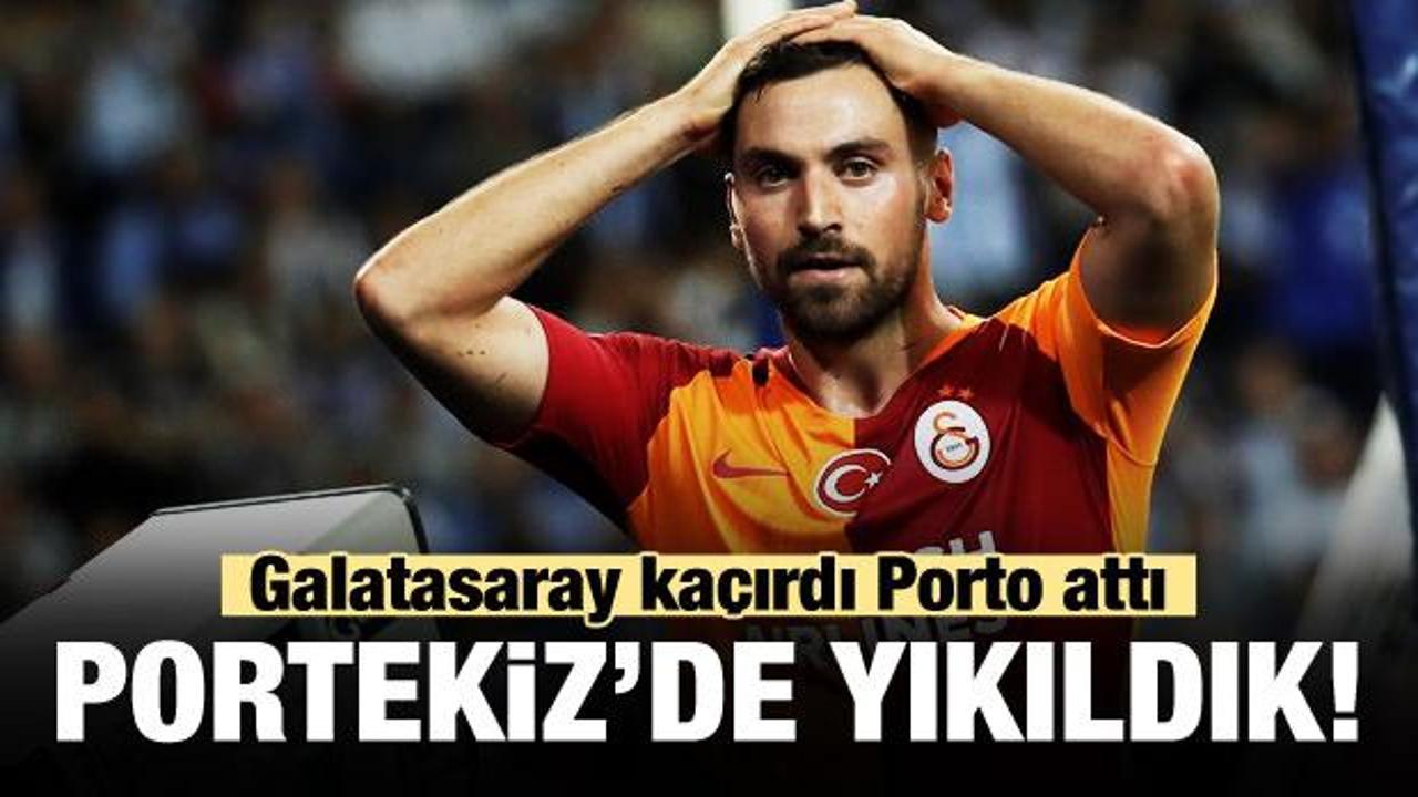 Galatasaray Portekiz'de yıkıldı!