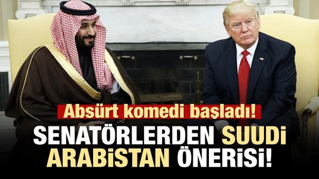 ABD'li senatörlerden Suudi Arabistan önerisi!