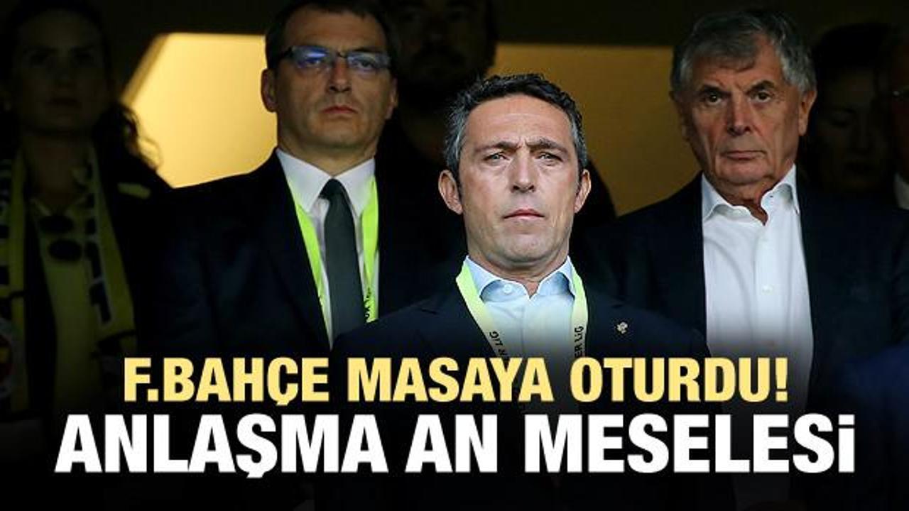 F.Bahçe masaya oturdu! Anlaşma an meselesi