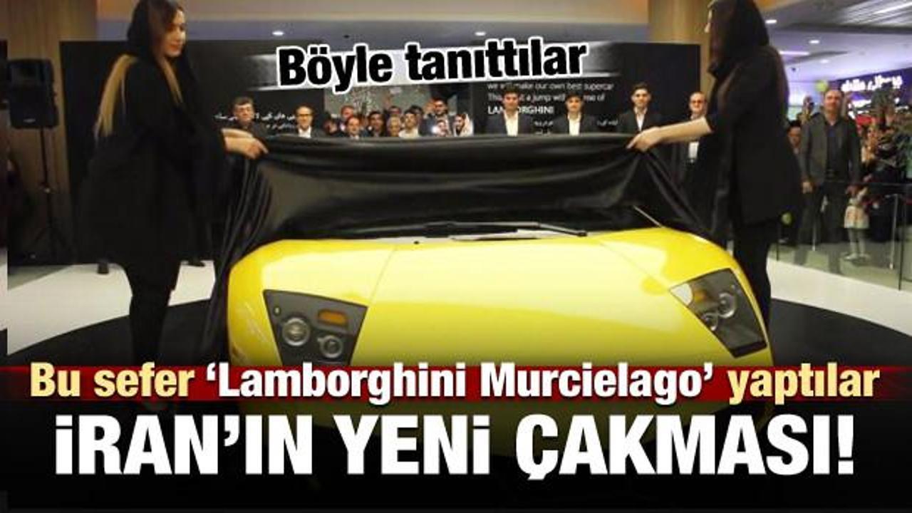 İran'ın yeni çakması! Lamborghini'yi kopyaladılar