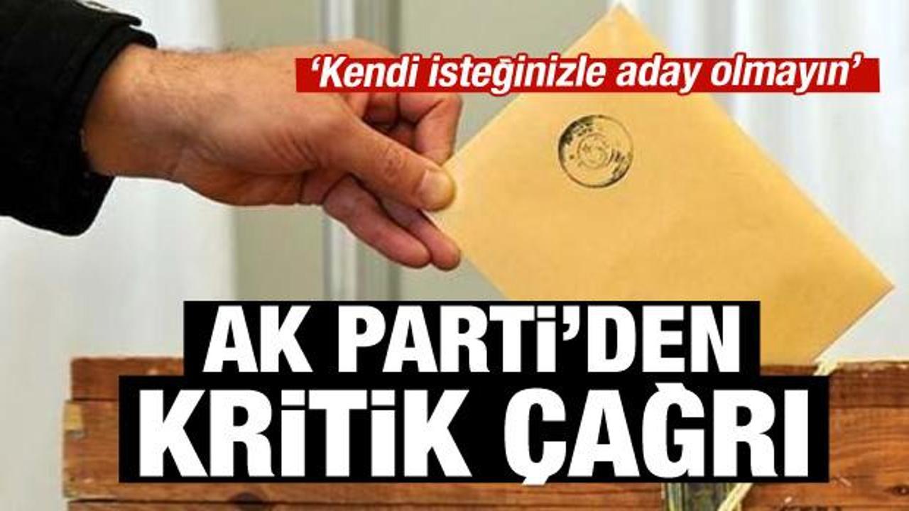 AK Parti'den kritik yerel seçim açıklaması