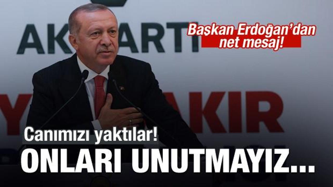 Başkan Erdoğan: Fırsatçıları unutmayız...