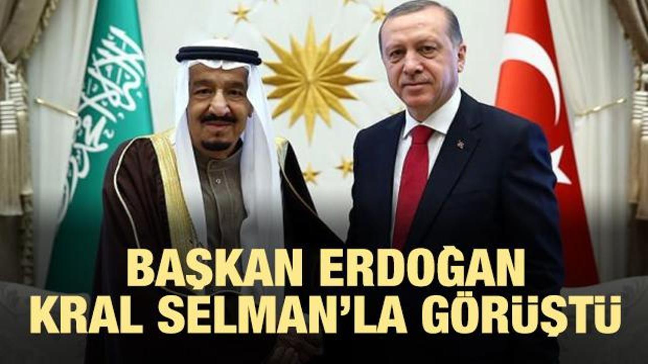 Erdoğan Kral Selman'la görüştü!