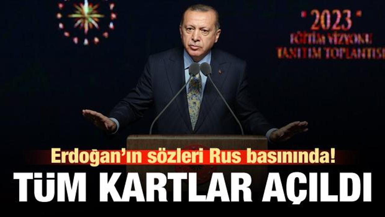 Erdoğan'ın sözleri Rus basınında!