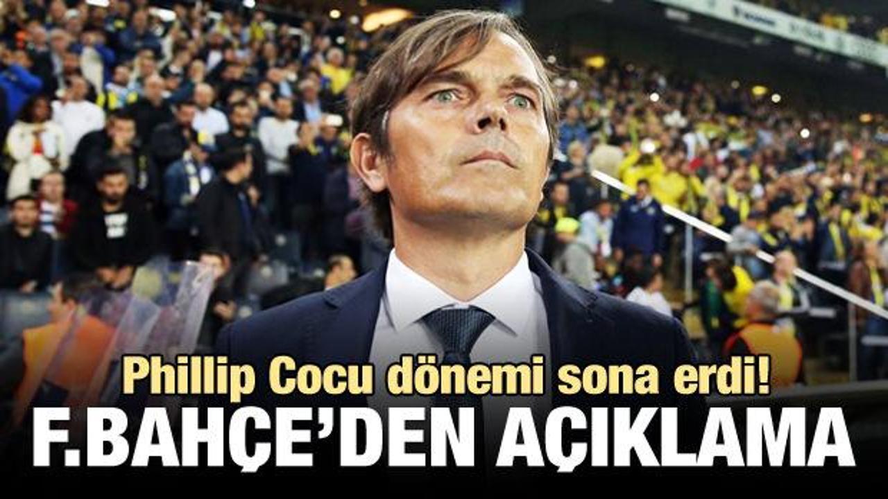 Fenerbahçe'de Cocu dönemi sona erdi!