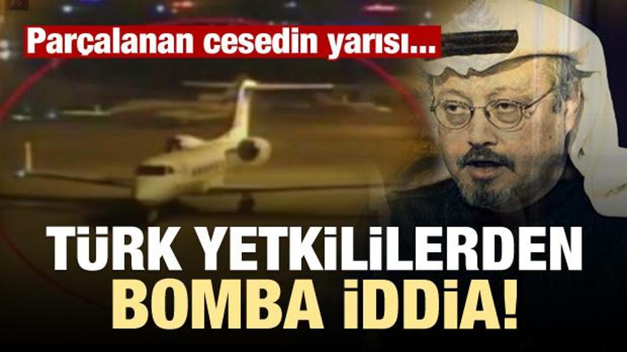 Türk yetkililerden bomba iddia! Cesedin yarısı...