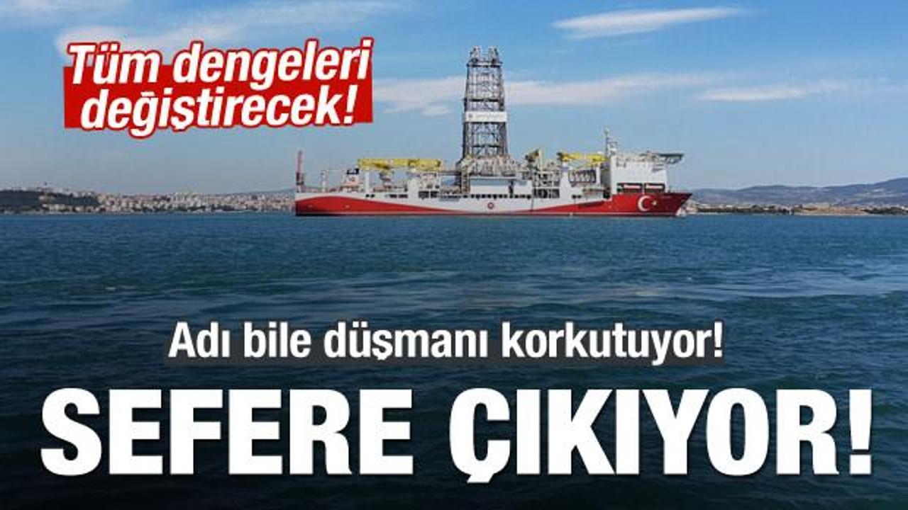 Türkiye'nin ilk sondaj gemisi ilk seferine çıkıyor
