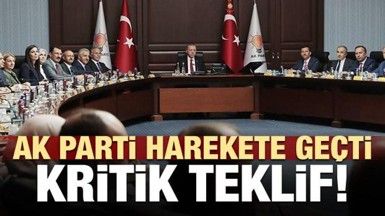 AK Parti düğmeye bastı! Kritik yasa teklifi