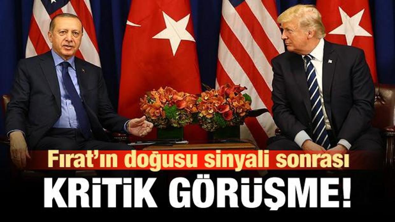Başkan Erdoğan Trump'la görüştü