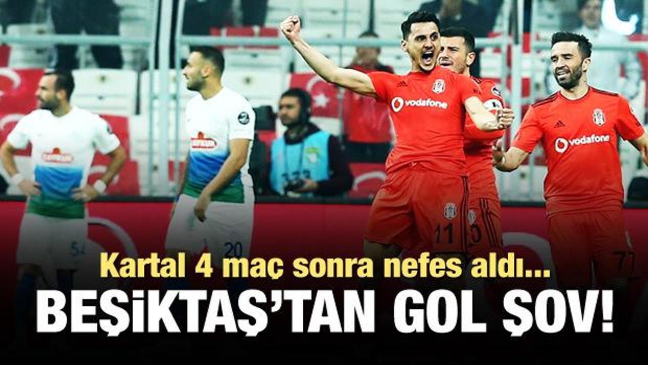 Beşiktaş 4 ma&ccedil; sonra nefes aldı!