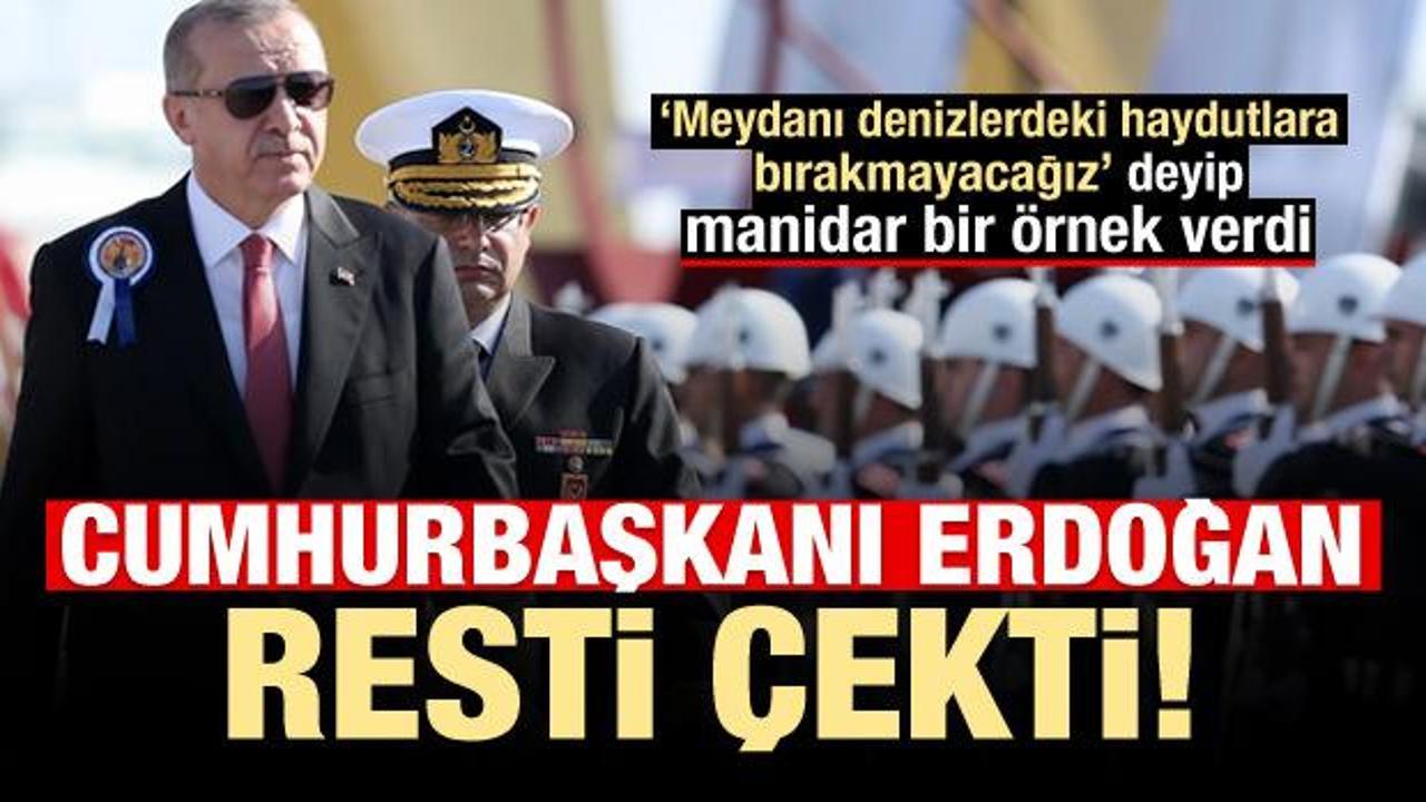 Erdoğan resti çekti! Meydanı haydutlara bırakmayız