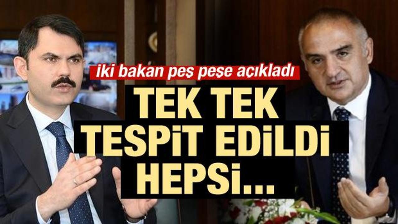 İki bakan konuştu: Hepsi yıkılacak!