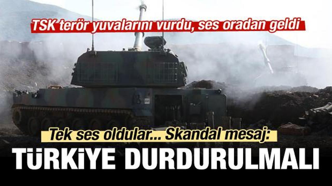 TSK vurdu, ses oradan geldi!