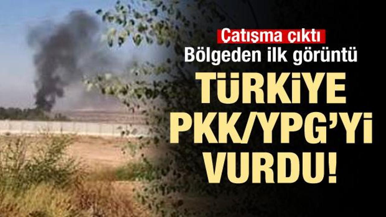 Türkiye Fırat'ın doğusunu vurdu! Çatışma çıktı