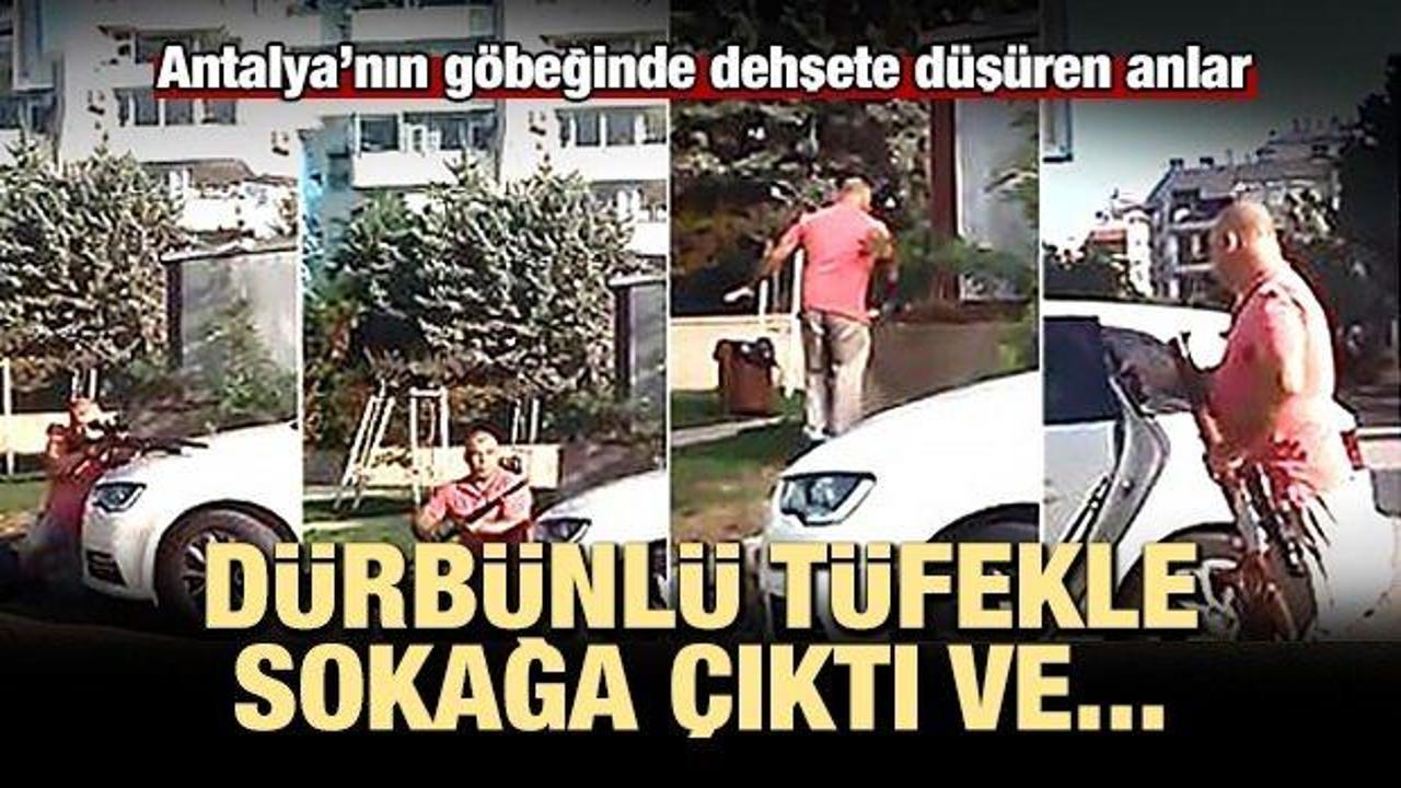 Susturucu taktığı d&uuml;rb&uuml;nl&uuml; t&uuml;fekle kuş avladı