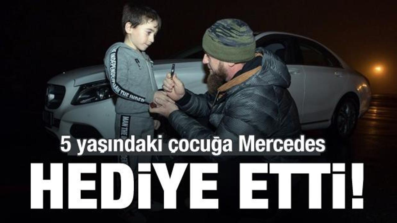 5 yaşındaki rekortmen çocuğa Mercedes hediye etti