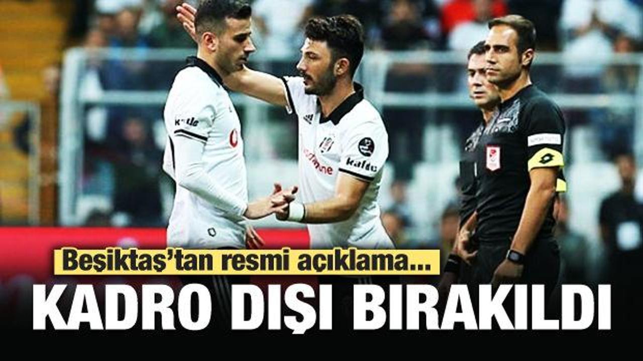 Beşiktaş'ta yıldız isim kadro dışı bırakıldı!