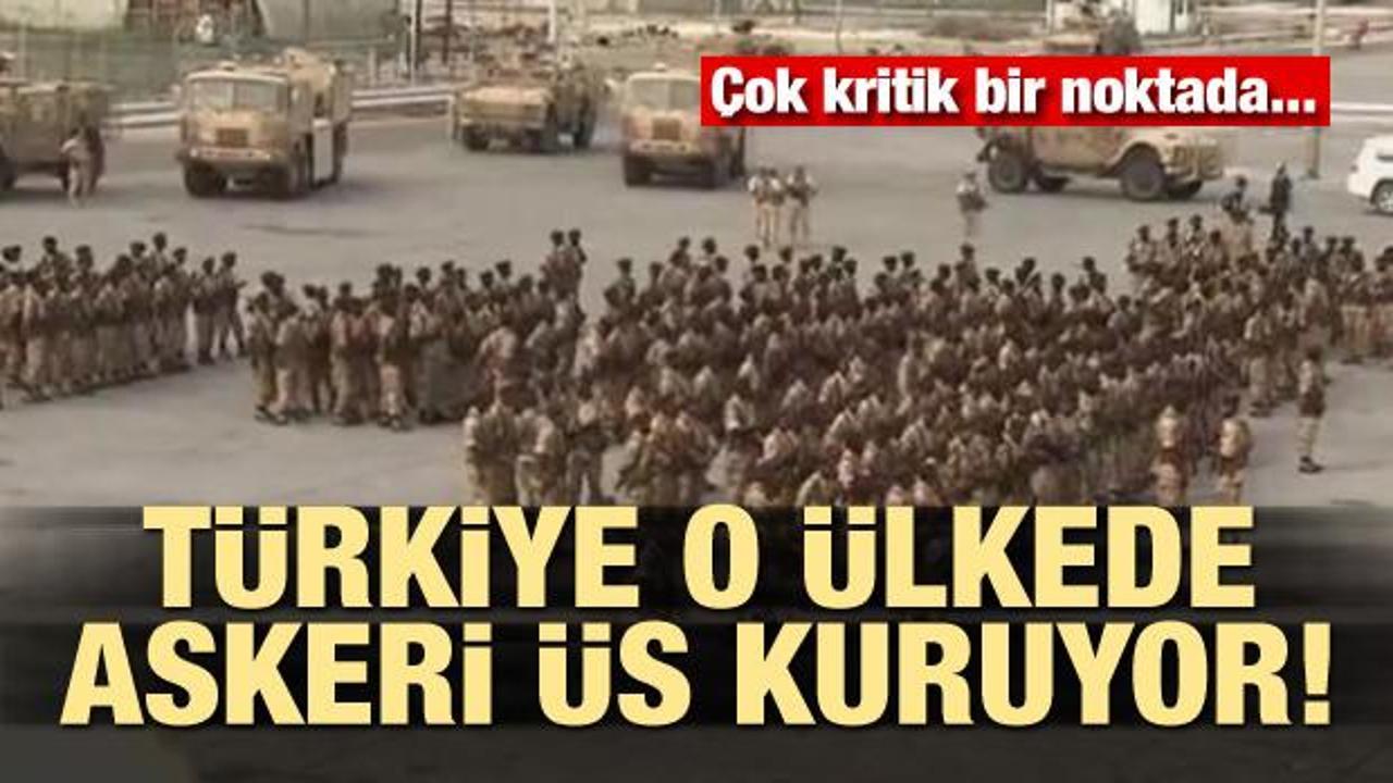 Türkiye o ülkede askeri üs kuruyor