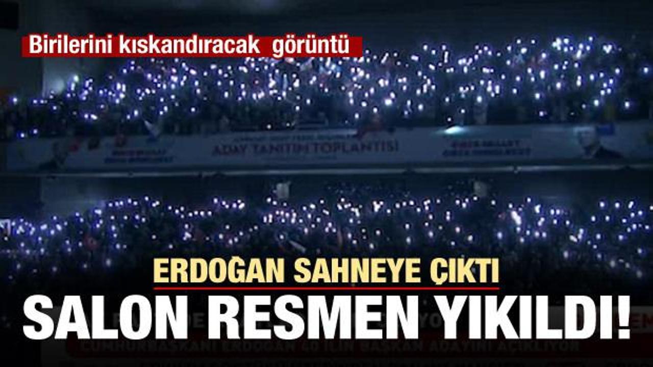 Erdoğan'a büyük sürpriz: Işıklar söndü...