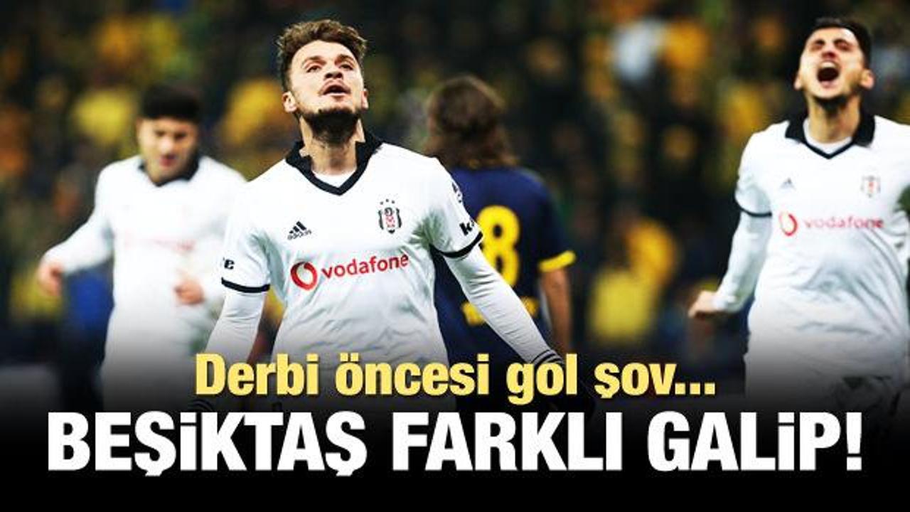 Beşiktaş derbi öncesi farklı kazandı!