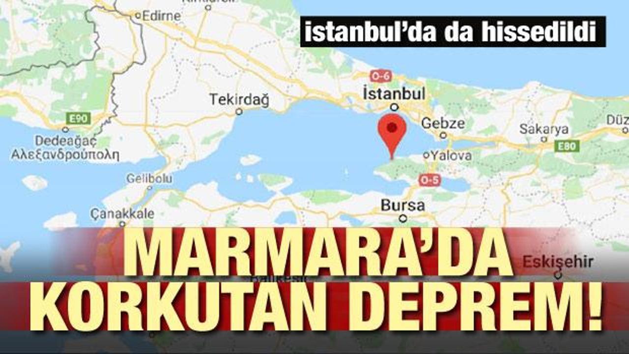 Marmara'da korkutan deprem! 