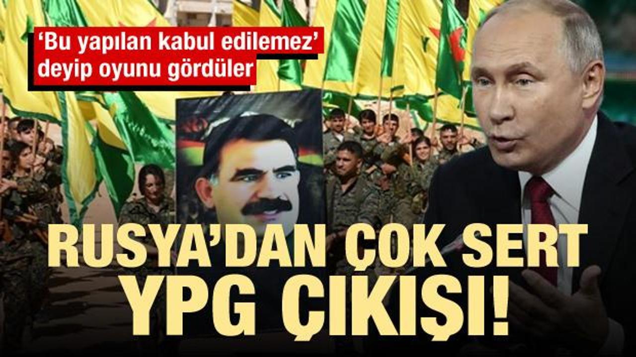 Rusya'dan YPG açıklama! ABD'ye sert tepki