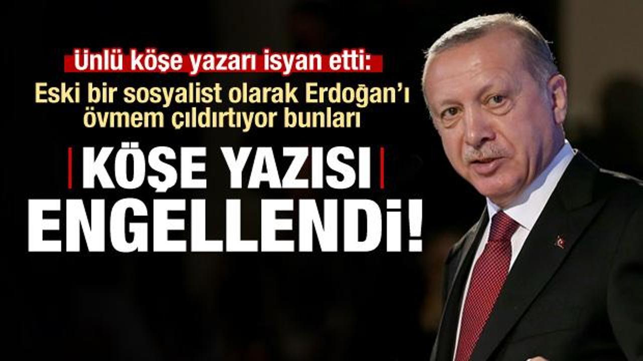 Erdoğan'ı öven yazıyı Facebook engelledi
