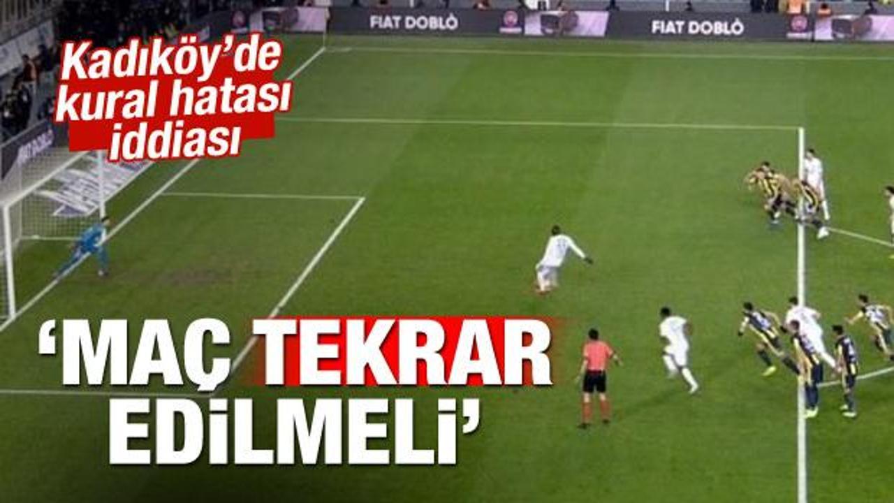 Kadıköy'deki maçta kural hatası iddiası