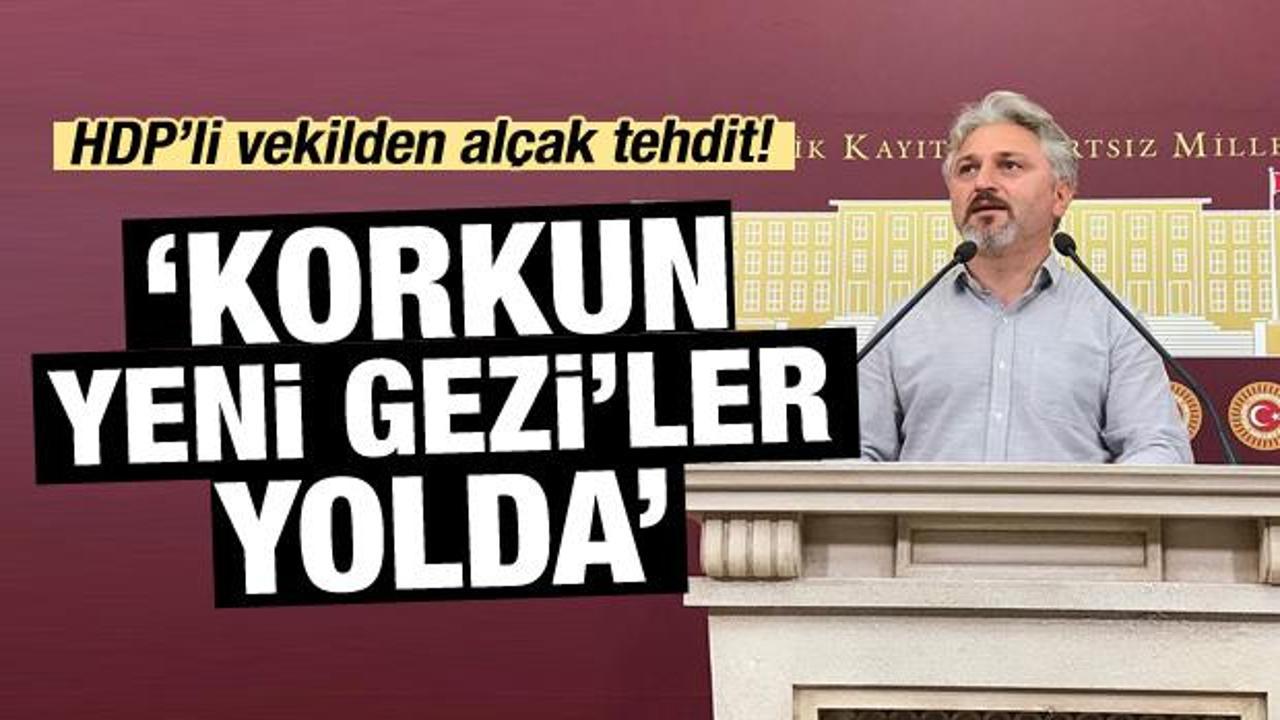 HDP'li Murat Çepni'den küstah tehdit!