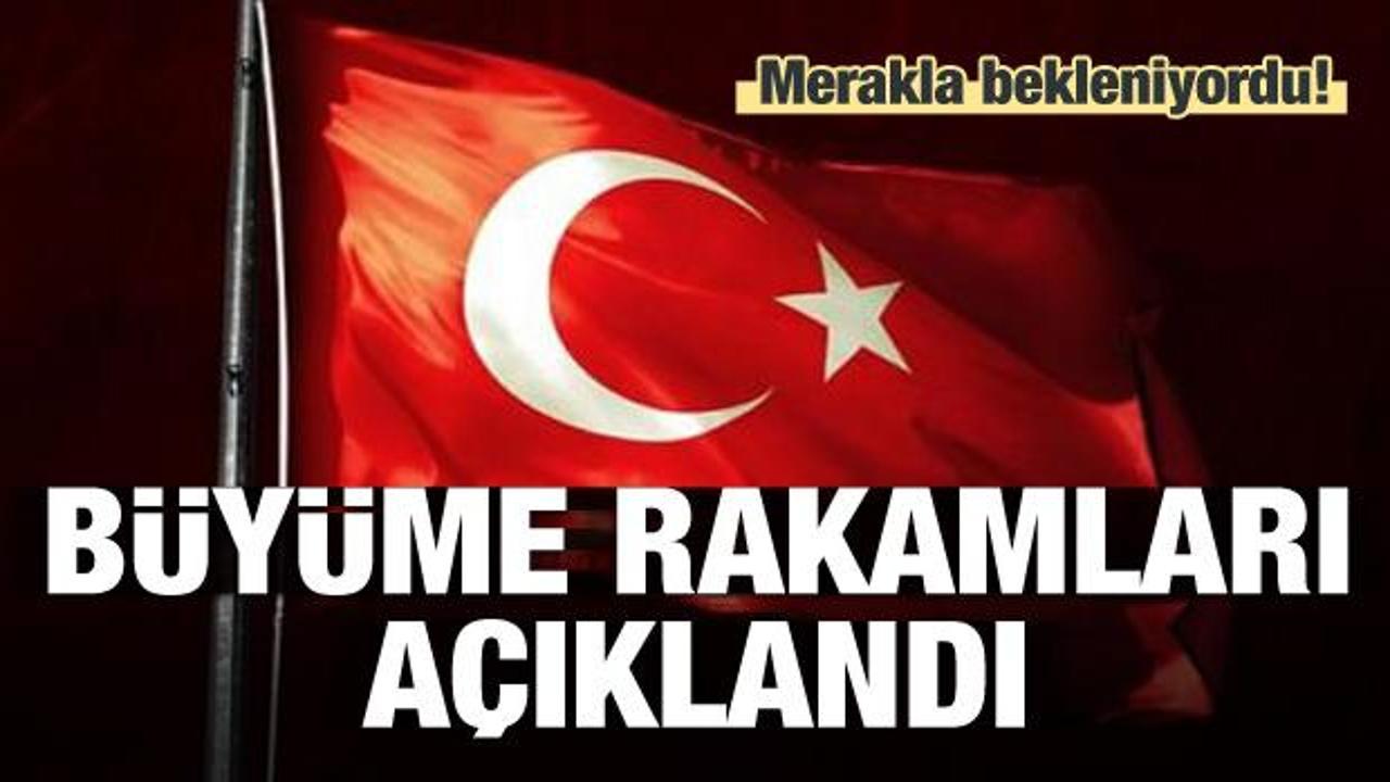 T&uuml;rkiye'nin b&uuml;y&uuml;me rakamları a&ccedil;ıklandı!