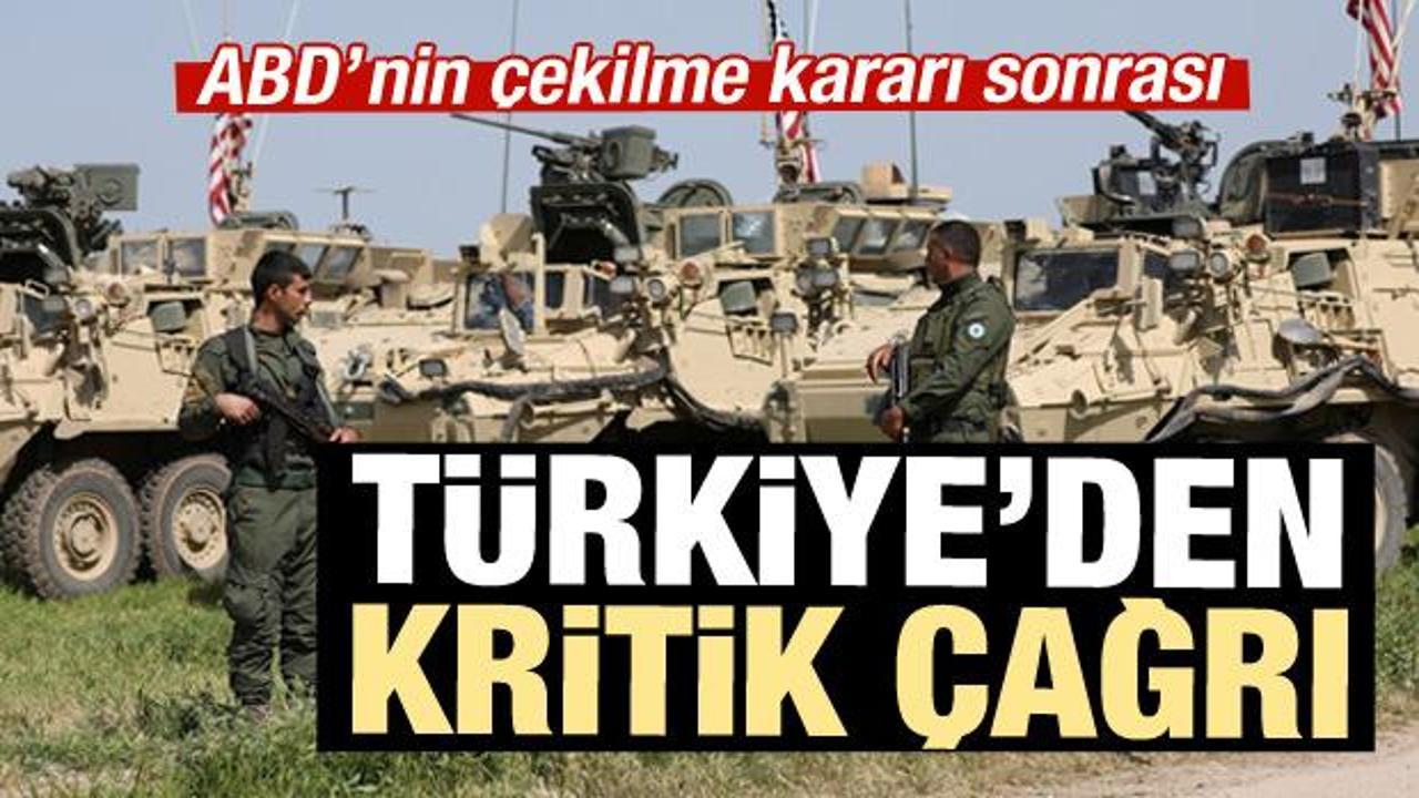 ABD'nin kararı sonrası Türkiye'den kritik çağrı